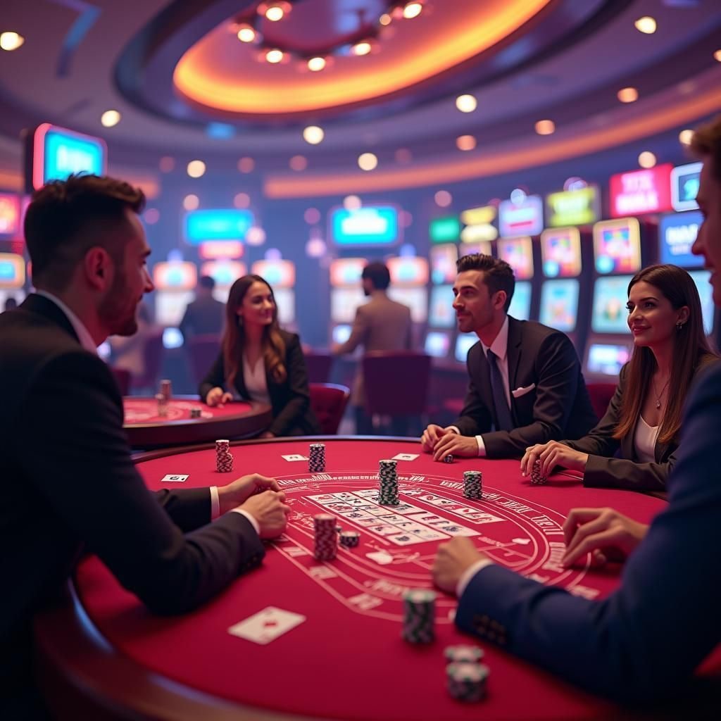 Antarmuka permainan kartu live di senopati4d dengan dealer real-time dan tabel permainan